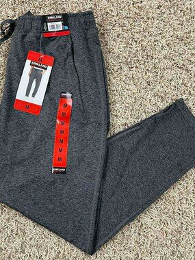 Kirkland Signature Men’s Active Joggers Pants Gray, Size Medium (New)